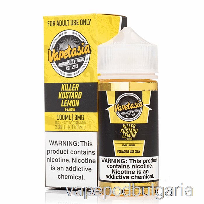 Vape Течности Killer Kustard Lemon - Vapetasia - 100ml 0mg